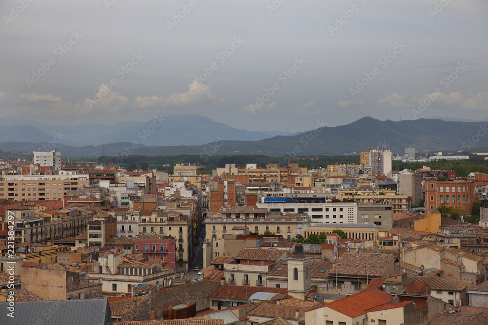 View of Girona in Catalonia, Spain