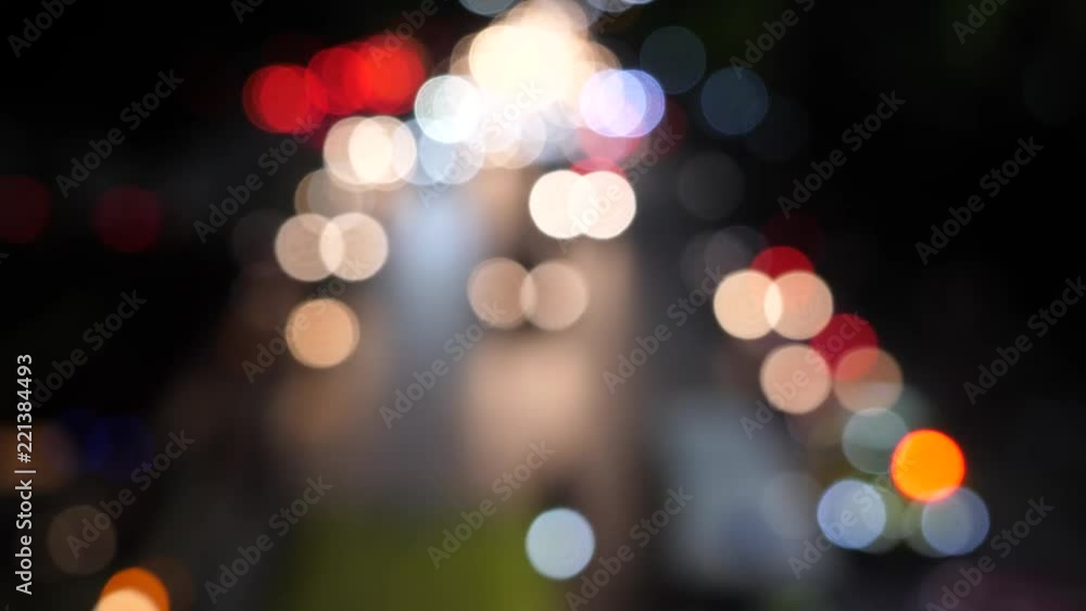 Blurred of traffic light Blurred of traffic light