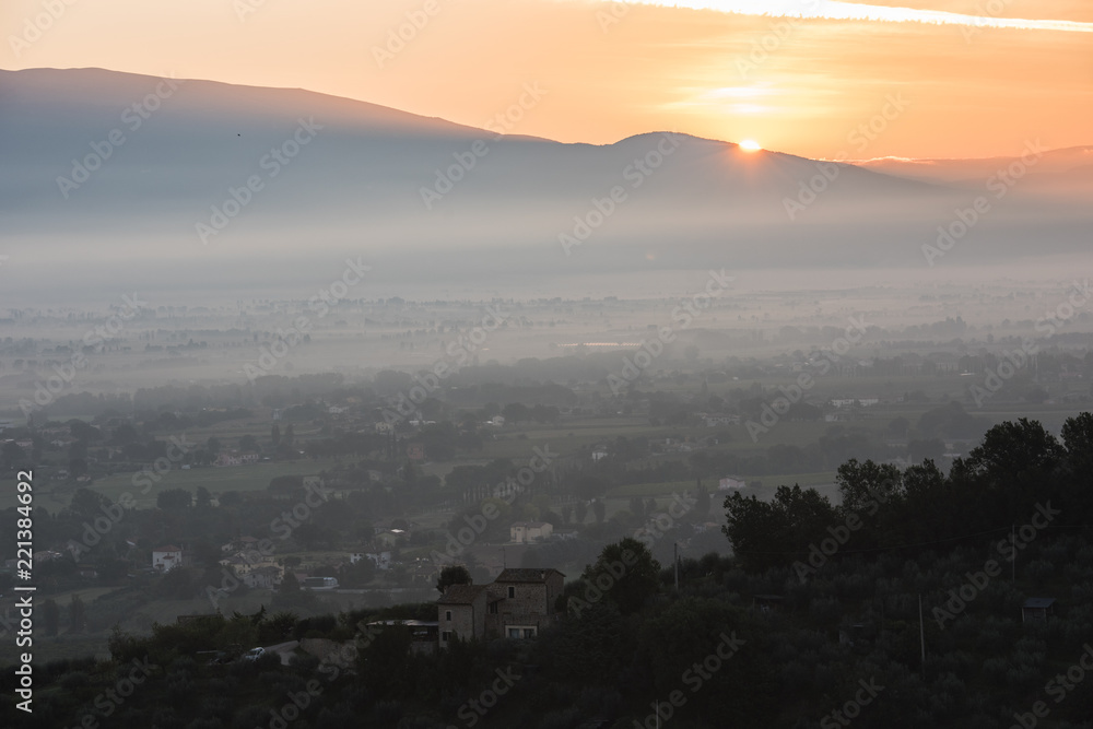 Sunrise in Assisi