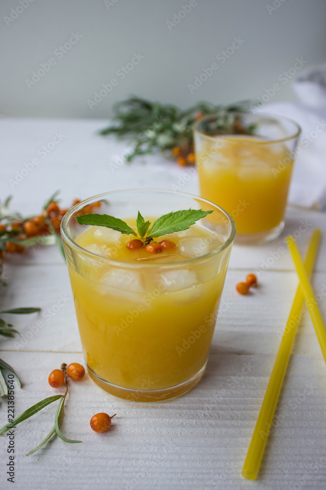 Fototapeta premium glass of fresh juice