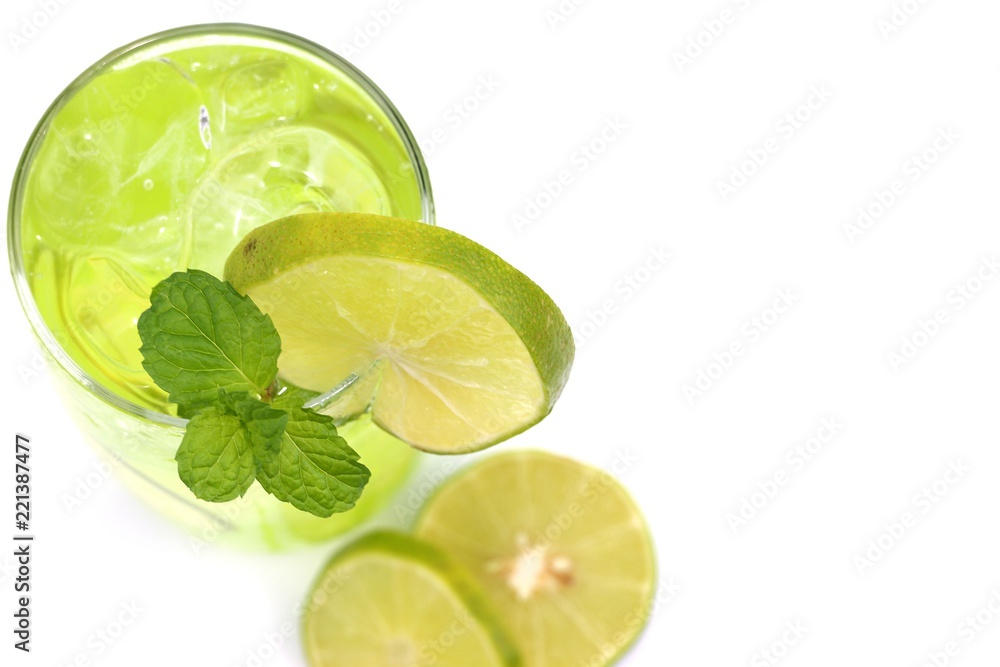 Fresh lemon juice cool drink