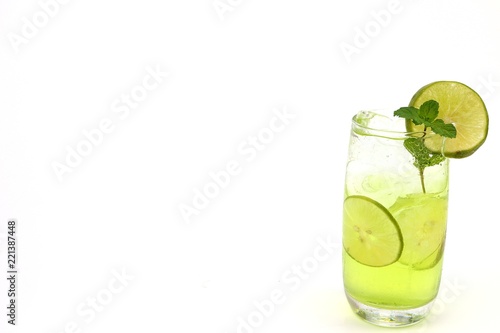 Fresh lemon juice cool drink