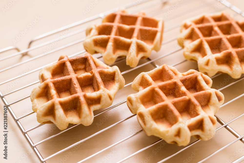 Baked waffle at home Baked waffle at home