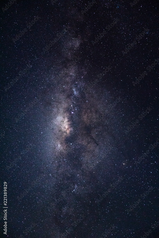 milky way and star dust