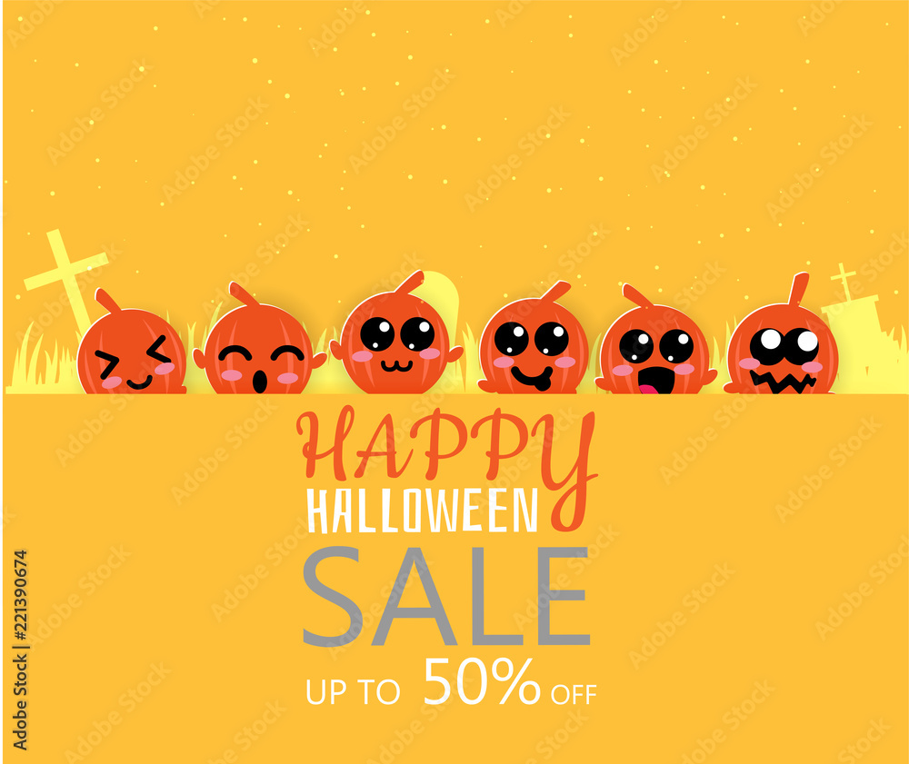 banner halloween cute ,trick or treat with pumpkin, text boder banner halloween cute ,trick or treat with pumpkin, text boder