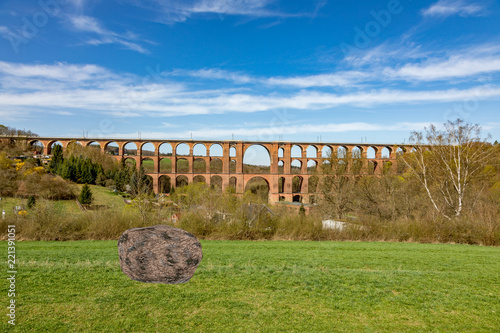 Göltzschtal bridge from Mylau in the Vogtland photo