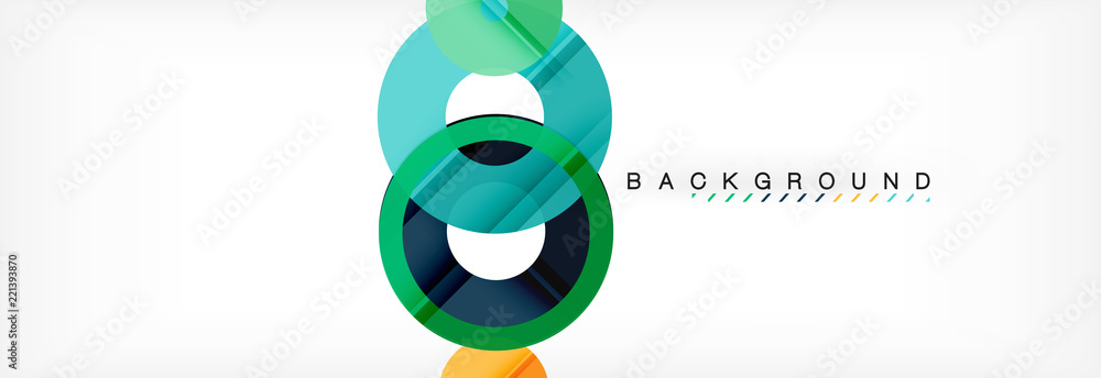 Geomtric modern backgrounds, rings abstract template Geomtric modern backgrounds, rings abstract template