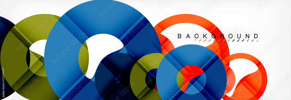 Geomtric modern backgrounds, rings abstract template Geomtric modern backgrounds, rings abstract template