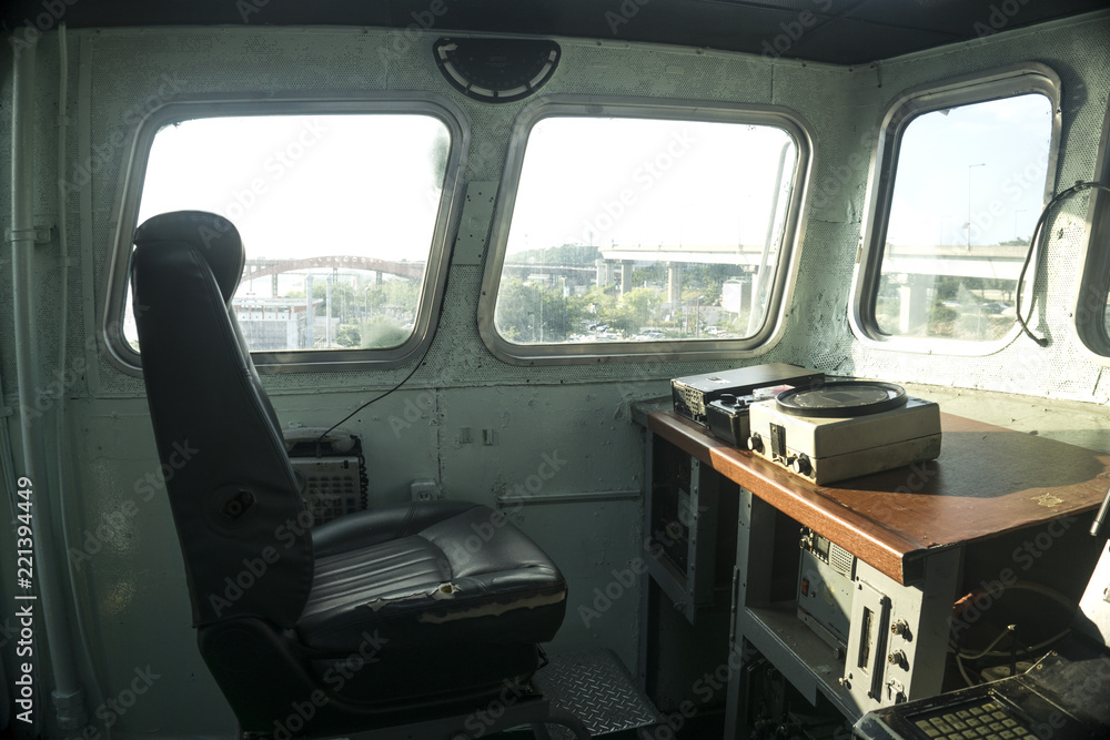 control panel of the old ships or cruise control panel of the old ships or cruise