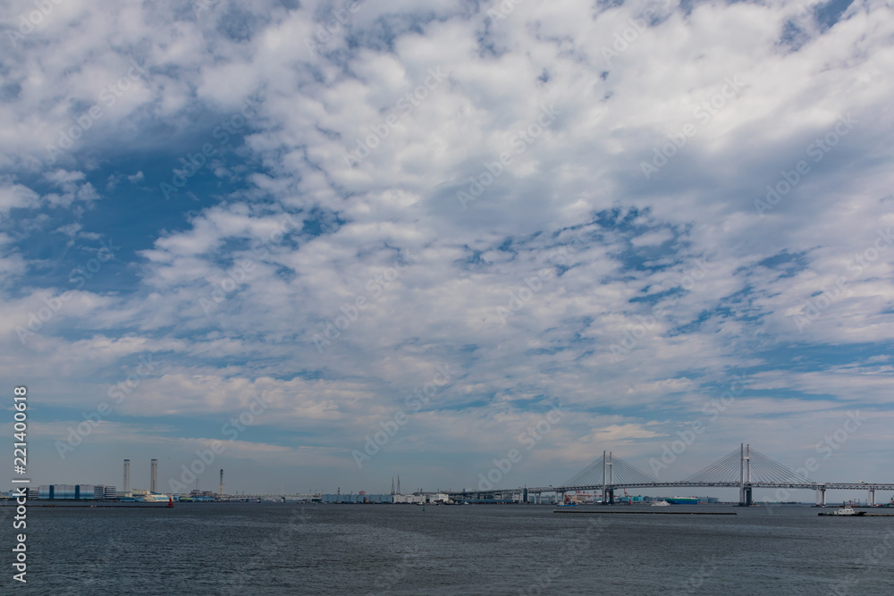 (神奈川県ｰ都市風景)横浜大桟橋から見る風景５