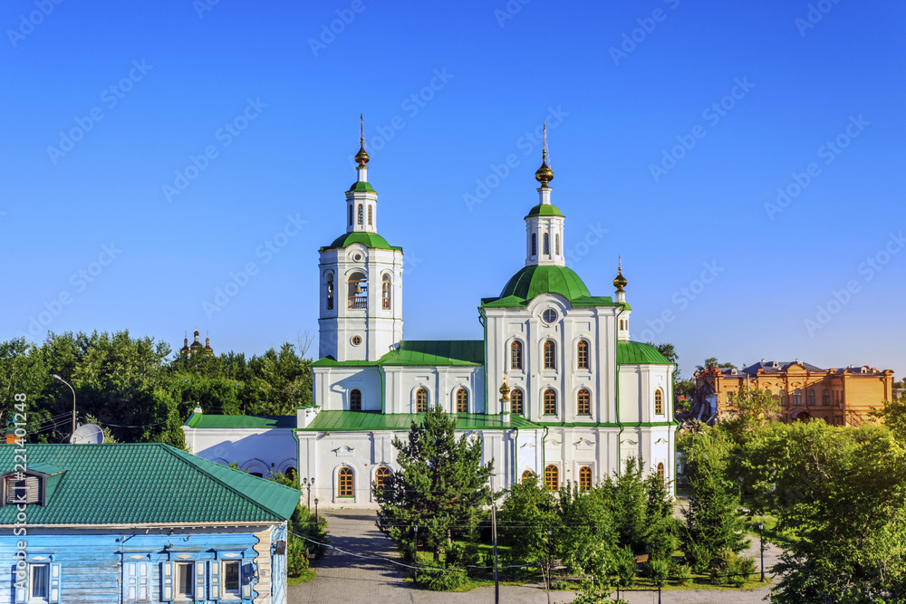 The Saint George of Ascension of God church in Tyumen, Russia.
