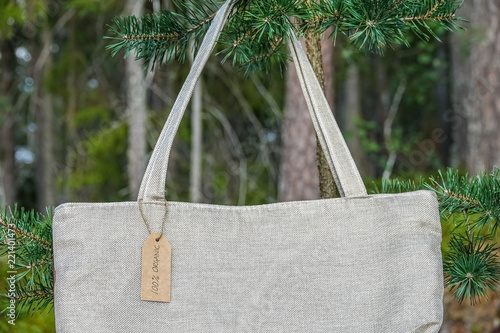 Organic eco shopping bag. C...