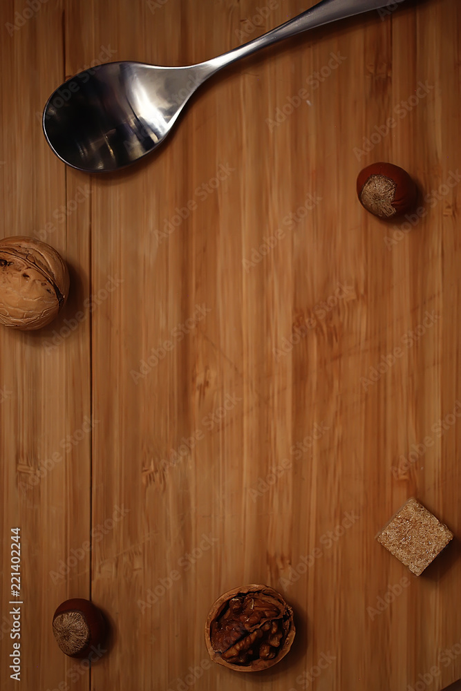 Fototapeta premium nuts diet background