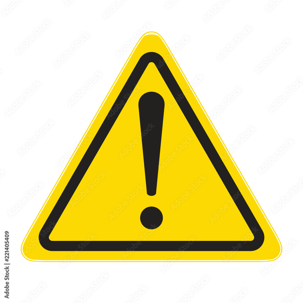 technical warning notice sign; hazard! technical warning notice sign; hazard!