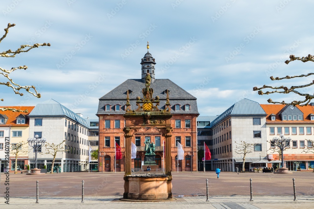 Naklejka premium Hanauer Rathausplatz