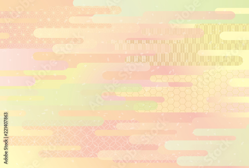 謹賀背景 柄 ピンク淡