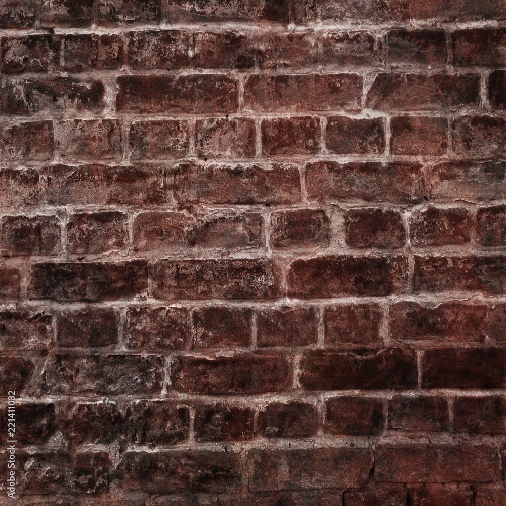 Obraz premium brown brick wall background texture vintage