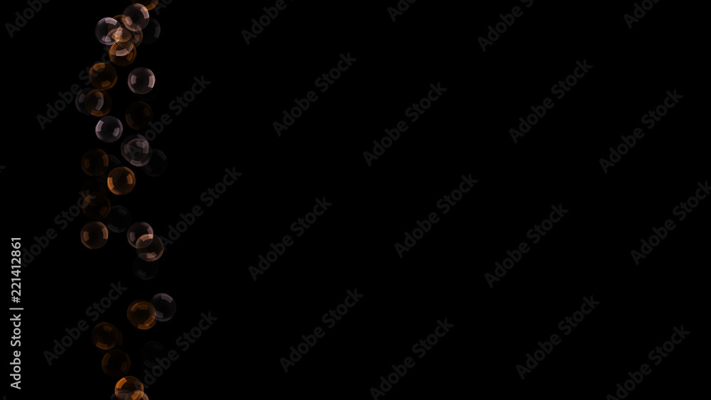 Background with a variety of multi-colored translucent soap bubbles. Background with a variety of multi-colored translucent soap bubbles.