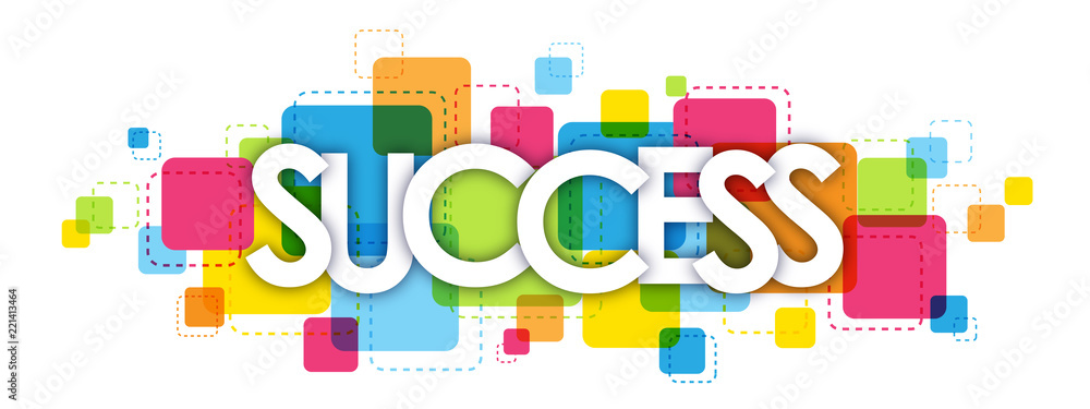 SUCCESS letters banner