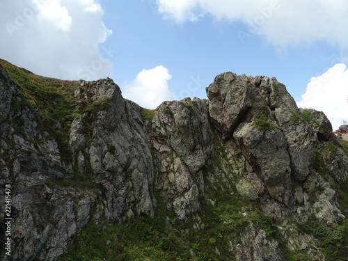 rocks in the Caucasus mountains