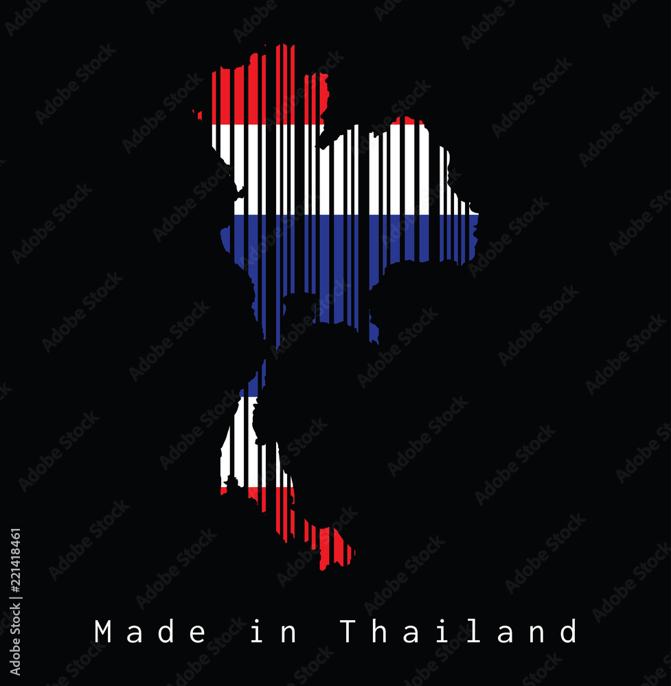Thailand Map Shape Tie Tack