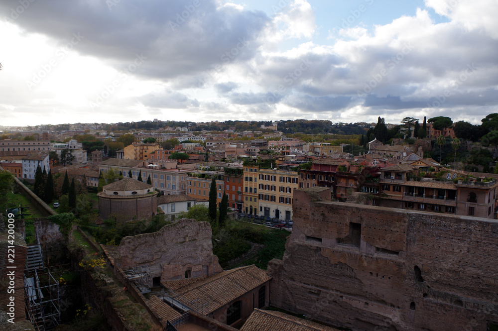 vue sur la ville de Rome
