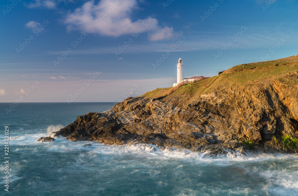 Late Sun, Trevose Lighthouse, Cornwall