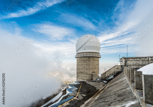 Bild auf Leinwand Bernard Lyot telescope in Pic du Midi, France