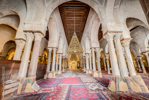 The Great Mosque of Kairouan in Tunisia photo