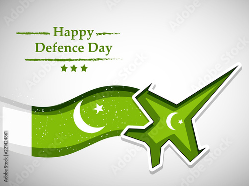 Illustration of Pakistan Defence Day background