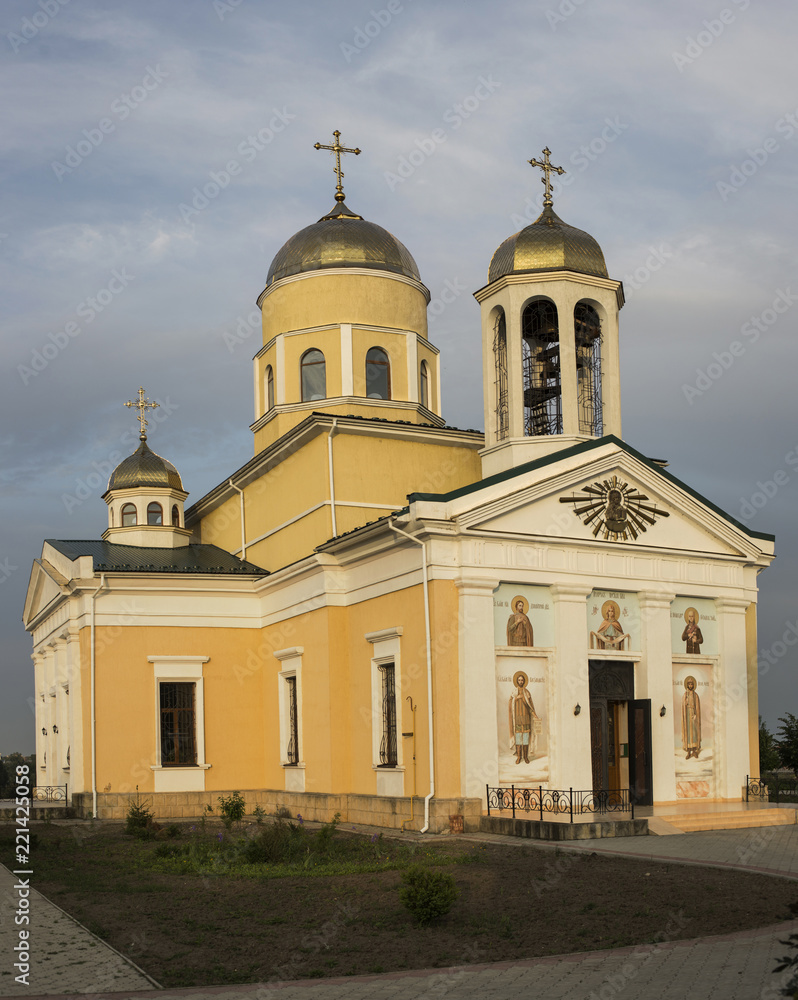 Fototapeta premium Orthodox Church of St. Alexander Nevsky. The Fortress Of Bender. The monument of architecture of Eastern Europe.