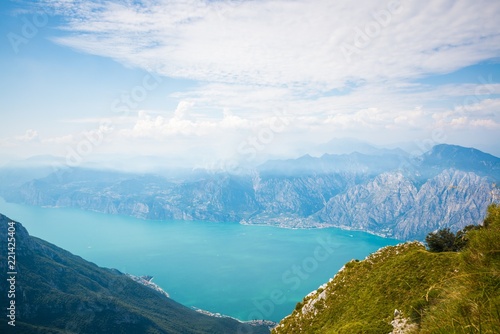 Beautiful view on Garda Lake