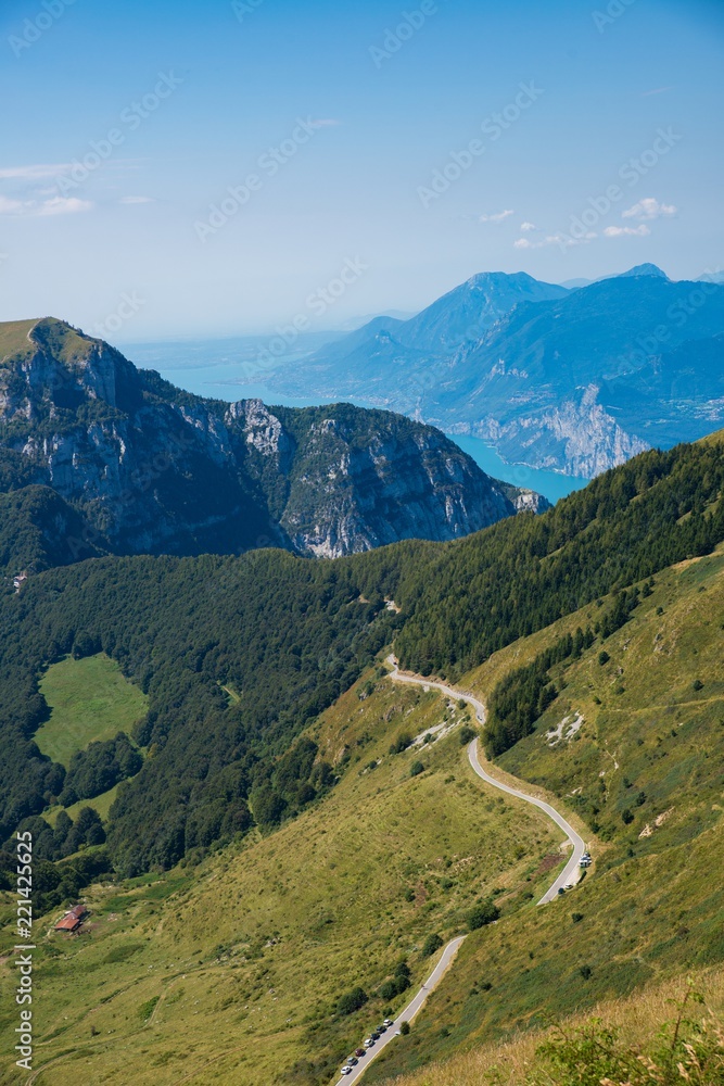 Mountain road and trail to Monte Altissimo
