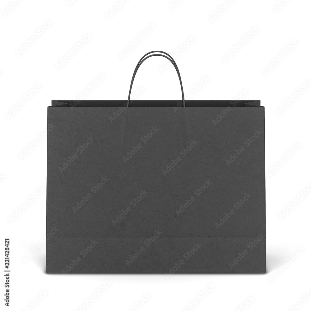 Blank shopping bag mockup Stock Illustration | Adobe Stock