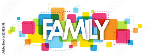 FAMILY letters banner