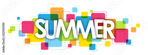 SUMMER letters banner