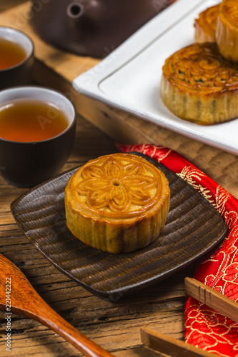 Mid Autumn Festival Chinese Traditional Pastry Mooncake