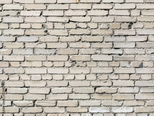 The old brick wall, brick gray texture