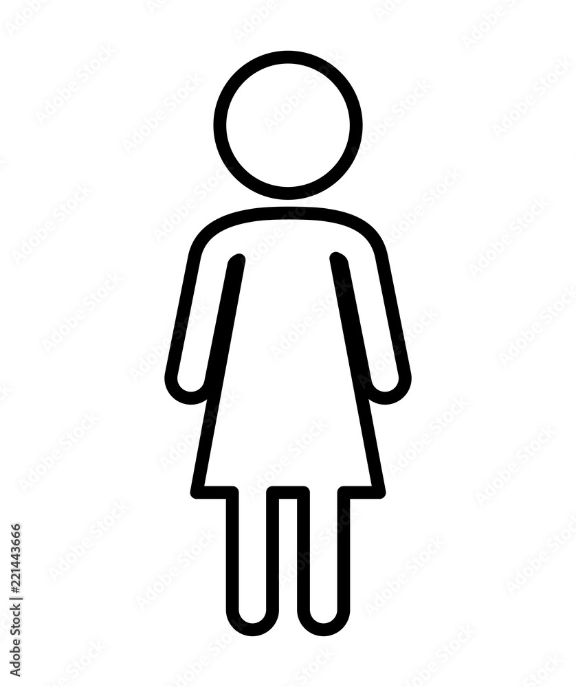 Fototapeta premium little girl figure silhouette