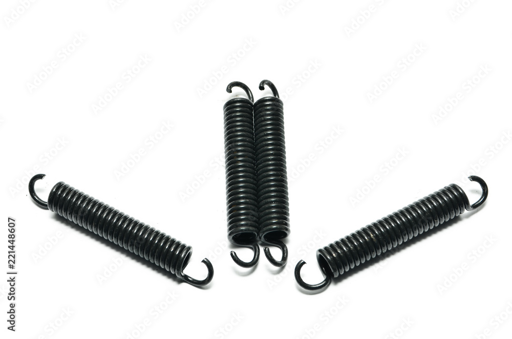 spiral for car repair, black spring made of metal spiral for car repair, black spring made of metal
