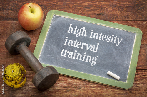 фотографія High intensity interval training
