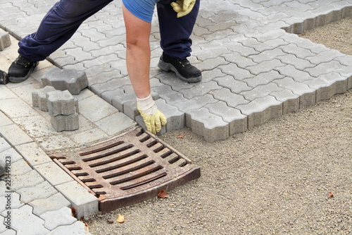 Photos Rechteckpflaster verlegen 2