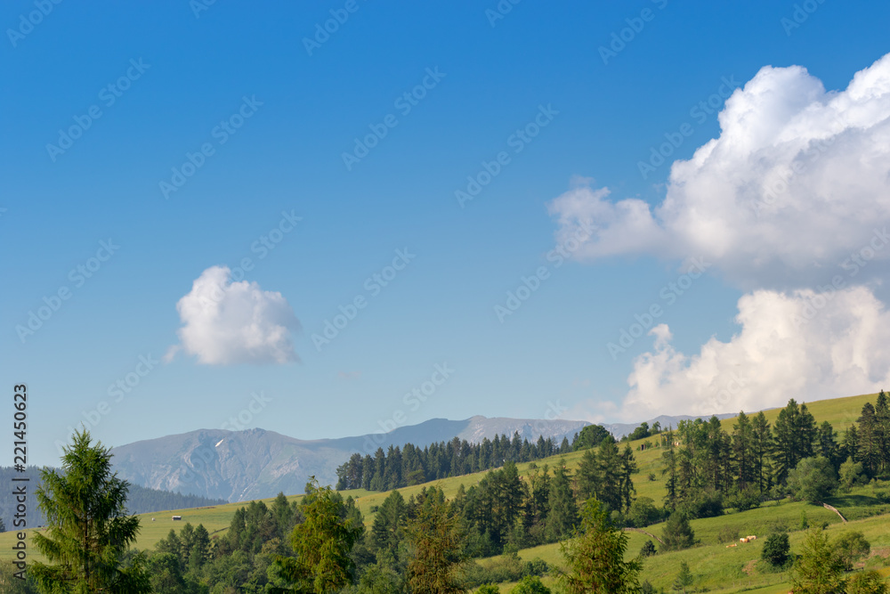 Picturesque, spring mountain landscape, Low Pieniny