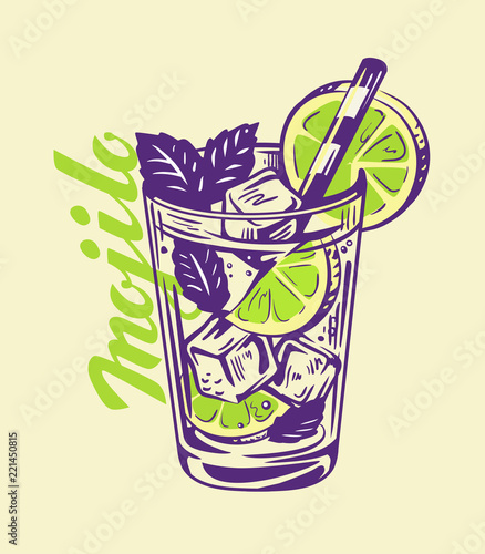 alcohol cocktail Mojito