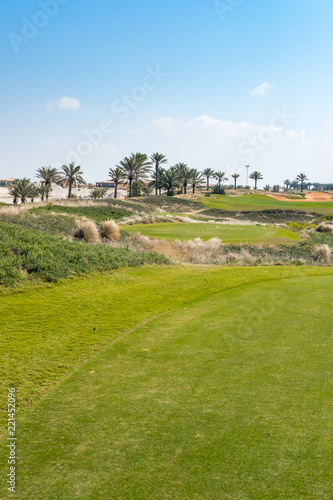 Golf Course at Saadiyat Island, Abu Dhabi, UAE