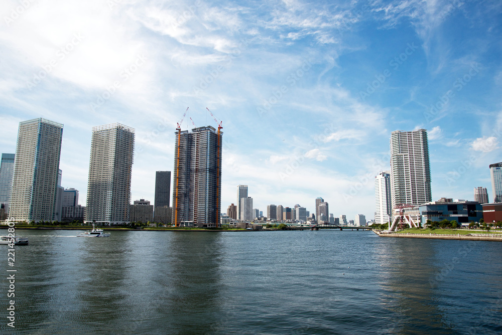 Fototapeta premium 豊洲の高層ビル群