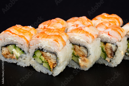 Japanese roll with eel