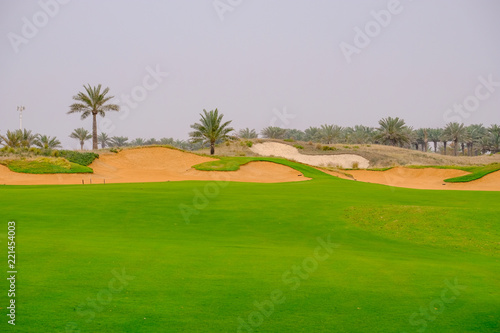 Golf Course at Saadiyat Island, Abu Dhabi, UAE
