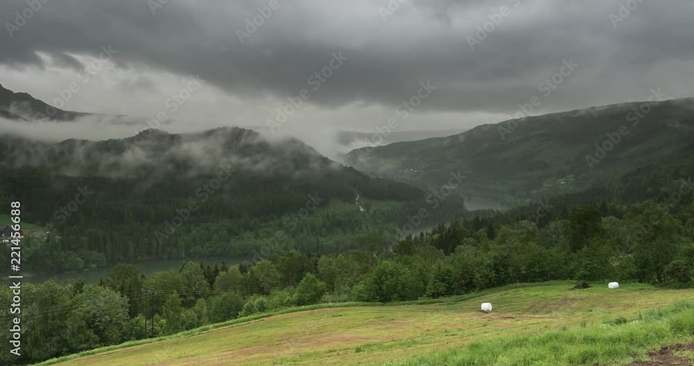 Time Lapse View Onto The Lagen River, Norway Time Lapse View Onto The Lagen River, Norway