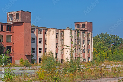 Budynki starej fabryki.